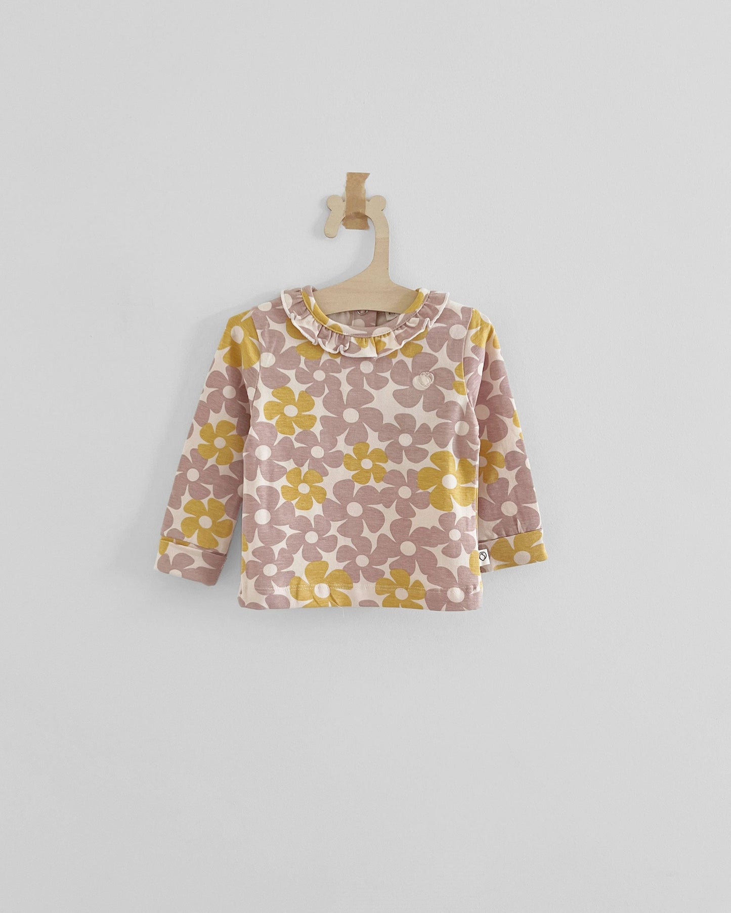 T-shirt bloem ruffle